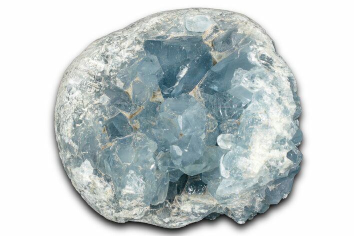 Sparkling Celestine (Celestite) Geode - Madagascar #344770